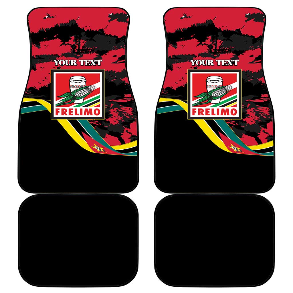 Mozambique Revolution Day Car Mats Coat Of Arms FRELIMO - Wonder Print Shop