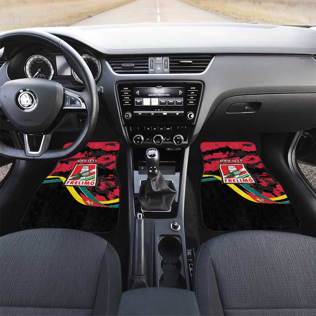 Mozambique Revolution Day Car Mats Coat Of Arms FRELIMO - Wonder Print Shop