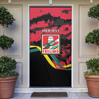 Personalized Mozambique Revolution Day Door Cover Coat Of Arms FRELIMO - Wonder Print Shop