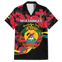 Personalized Mozambique Revolution Day Family Matching Long Sleeve Bodycon Dress and Hawaiian Shirt Coat Of Arms FRELIMO - Wonder Print Shop