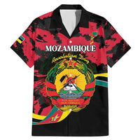 Personalized Mozambique Revolution Day Family Matching Mermaid Dress and Hawaiian Shirt Coat Of Arms FRELIMO - Wonder Print Shop
