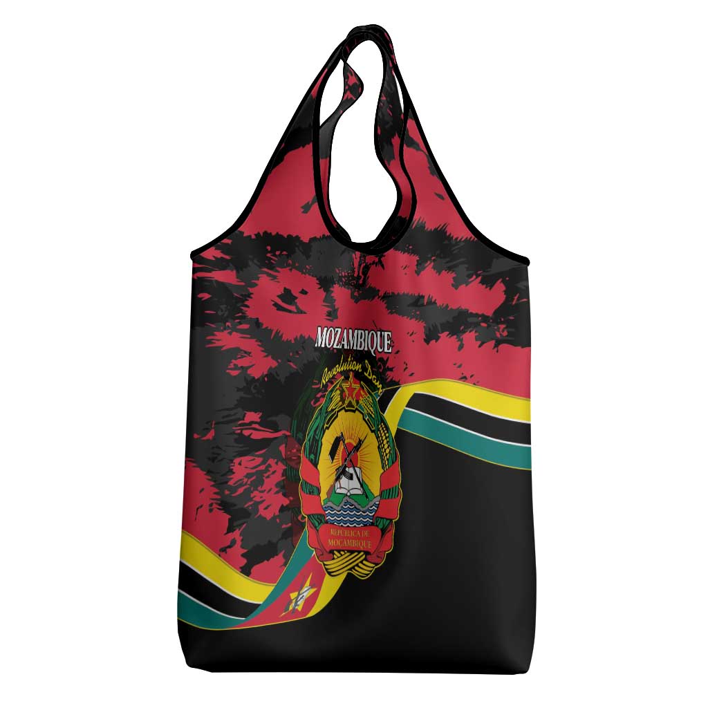 Mozambique Revolution Day Grocery Bag Coat Of Arms FRELIMO - Wonder Print Shop