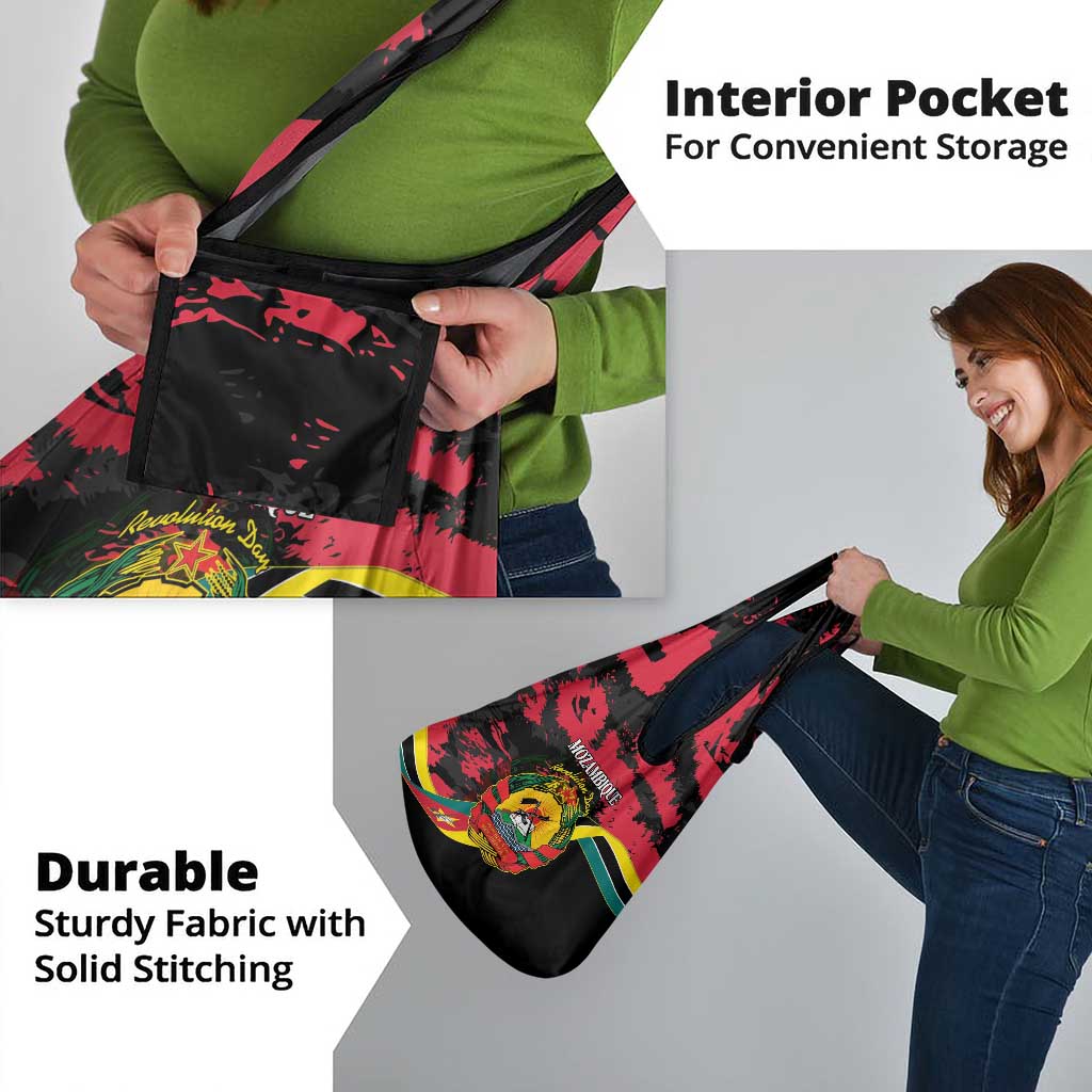 Mozambique Revolution Day Grocery Bag Coat Of Arms FRELIMO - Wonder Print Shop