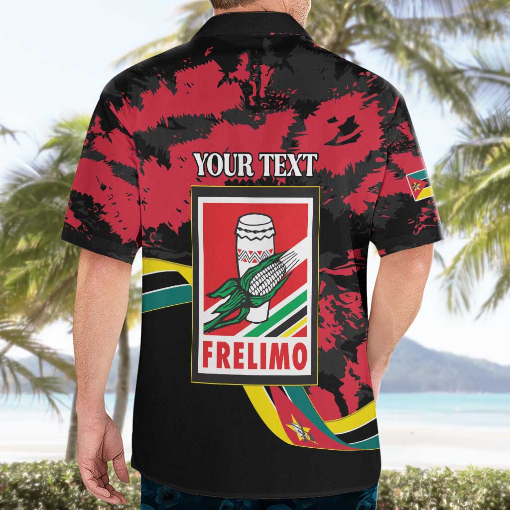 Personalized Mozambique Revolution Day Hawaiian Shirt Coat Of Arms FRELIMO - Wonder Print Shop