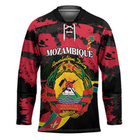 Personalized Mozambique Revolution Day Hockey Jersey Coat Of Arms FRELIMO - Wonder Print Shop