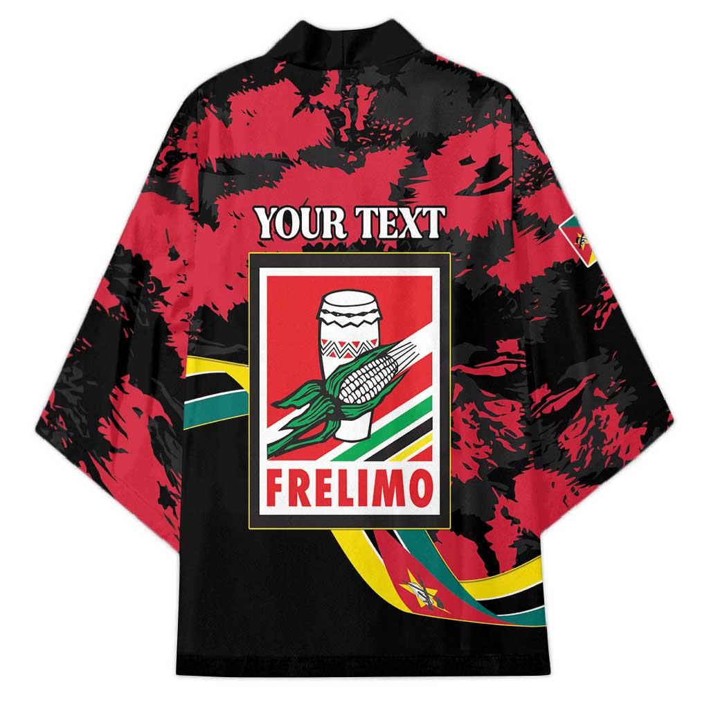 Personalized Mozambique Revolution Day Kimono Coat Of Arms FRELIMO - Wonder Print Shop