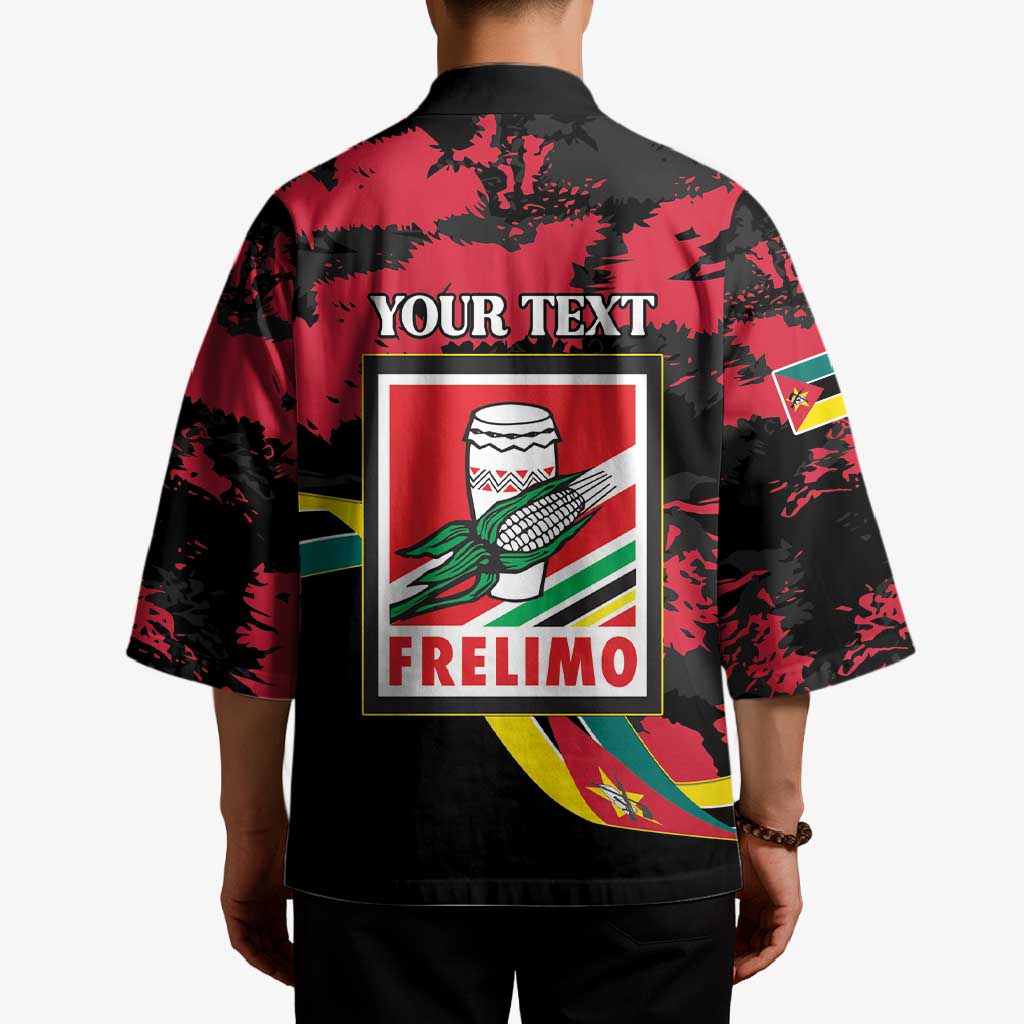 Personalized Mozambique Revolution Day Kimono Coat Of Arms FRELIMO - Wonder Print Shop
