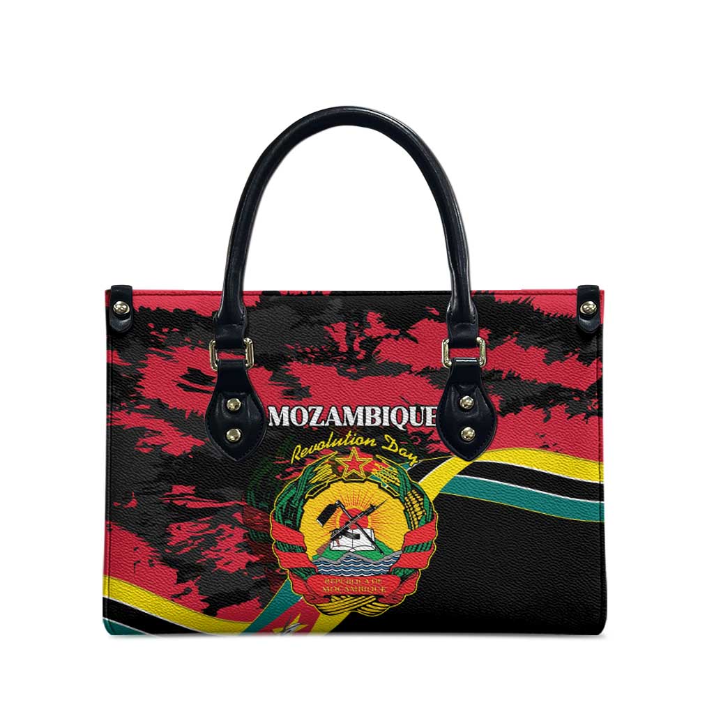 Mozambique Revolution Day Leather Bag Coat Of Arms FRELIMO - Wonder Print Shop