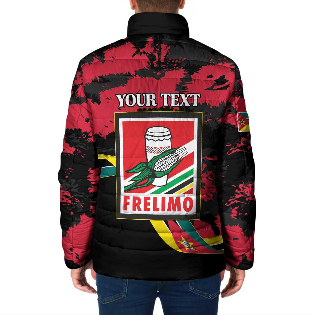 Personalized Mozambique Revolution Day Padded Jacket Coat Of Arms FRELIMO - Wonder Print Shop