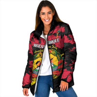 Personalized Mozambique Revolution Day Padded Jacket Coat Of Arms FRELIMO - Wonder Print Shop