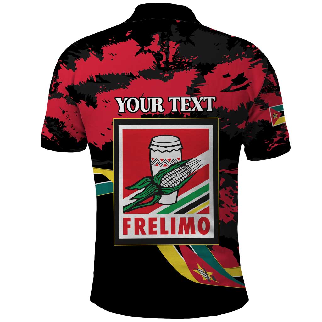 Personalized Mozambique Revolution Day Polo Shirt Coat Of Arms FRELIMO - Wonder Print Shop