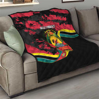 Mozambique Revolution Day Quilt Coat Of Arms FRELIMO - Wonder Print Shop