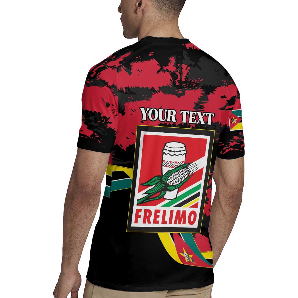 Personalized Mozambique Revolution Day Rugby Jersey Coat Of Arms FRELIMO - Wonder Print Shop