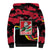 Personalized Mozambique Revolution Day Sherpa Hoodie Coat Of Arms FRELIMO - Wonder Print Shop