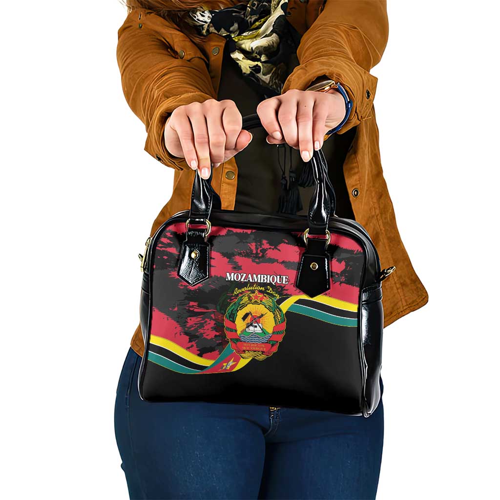 Mozambique Revolution Day Shoulder Handbag Coat Of Arms FRELIMO - Wonder Print Shop