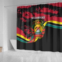 Mozambique Revolution Day Shower Curtain Coat Of Arms FRELIMO - Wonder Print Shop