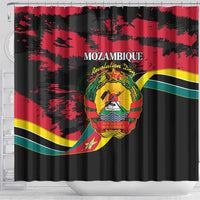 Mozambique Revolution Day Shower Curtain Coat Of Arms FRELIMO - Wonder Print Shop