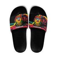 Mozambique Revolution Day Slide Sandals Coat Of Arms FRELIMO - Wonder Print Shop