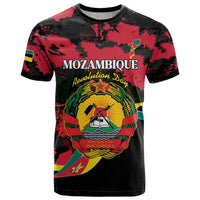 Personalized Mozambique Revolution Day T Shirt Coat Of Arms FRELIMO - Wonder Print Shop