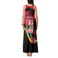 Personalized Mozambique Revolution Day Tank Maxi Dress Coat Of Arms FRELIMO - Wonder Print Shop