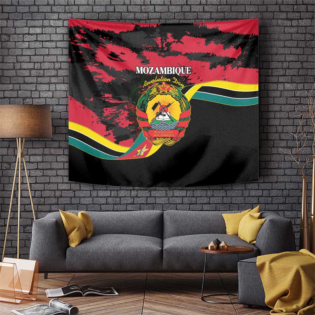Mozambique Revolution Day Tapestry Coat Of Arms FRELIMO - Wonder Print Shop