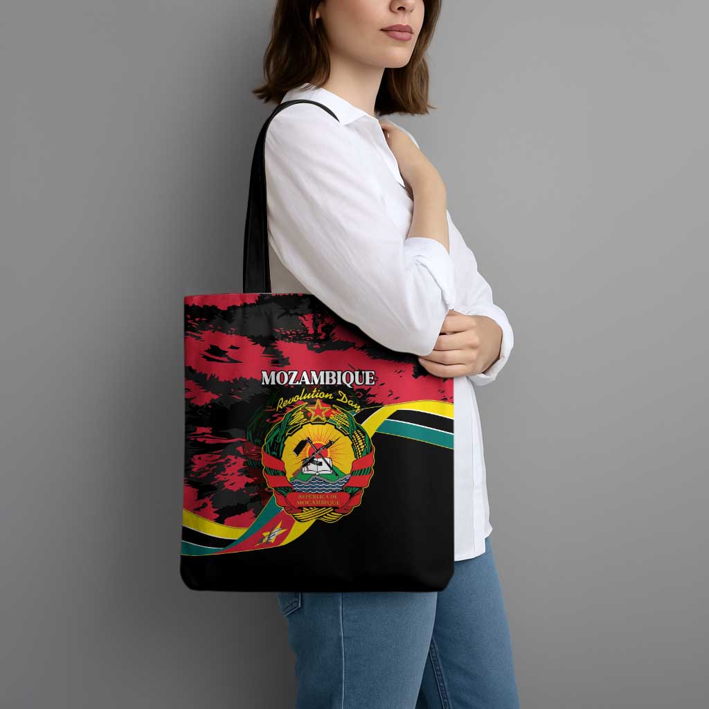 Mozambique Revolution Day Tote Bag Coat Of Arms FRELIMO - Wonder Print Shop