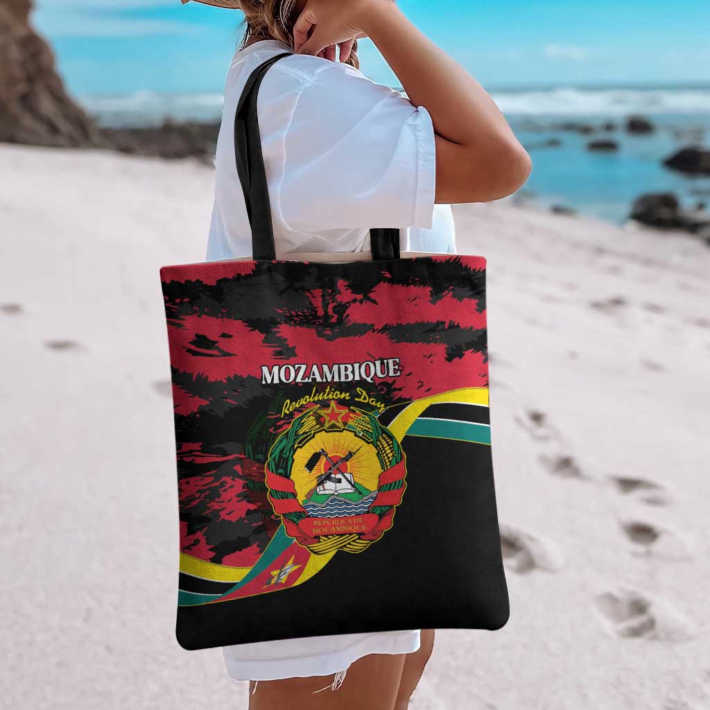 Mozambique Revolution Day Tote Bag Coat Of Arms FRELIMO - Wonder Print Shop