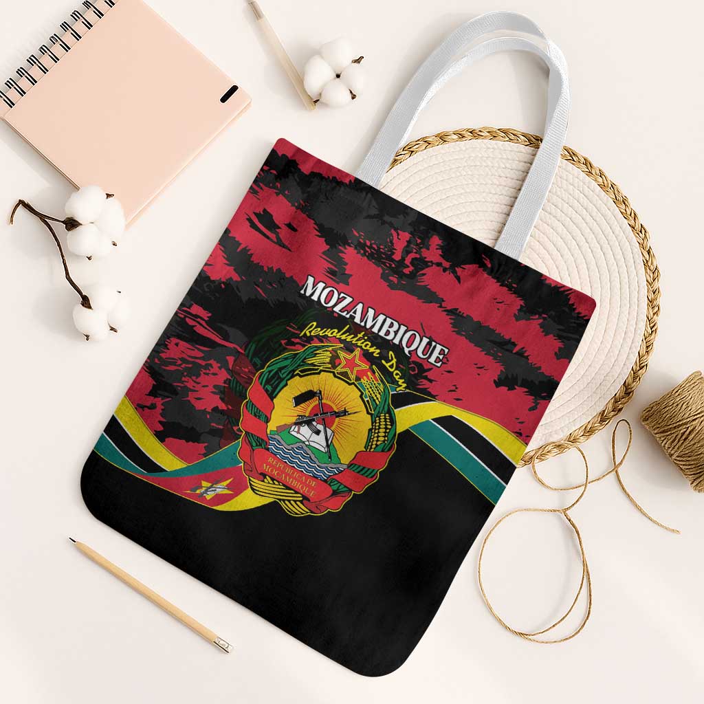 Mozambique Revolution Day Tote Bag Coat Of Arms FRELIMO - Wonder Print Shop