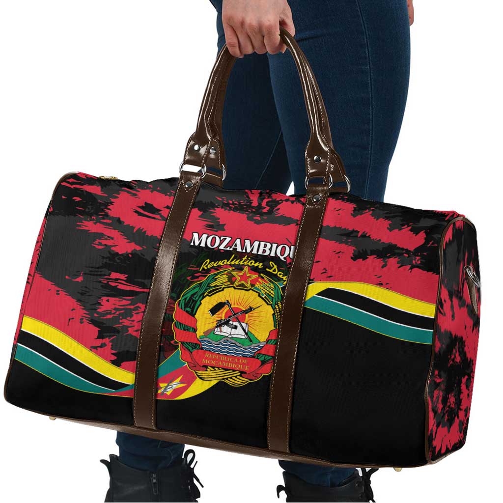 Mozambique Revolution Day Travel Bag Coat Of Arms FRELIMO - Wonder Print Shop
