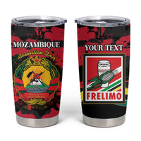 Personalized Mozambique Revolution Day Tumbler Cup Coat Of Arms FRELIMO - Wonder Print Shop