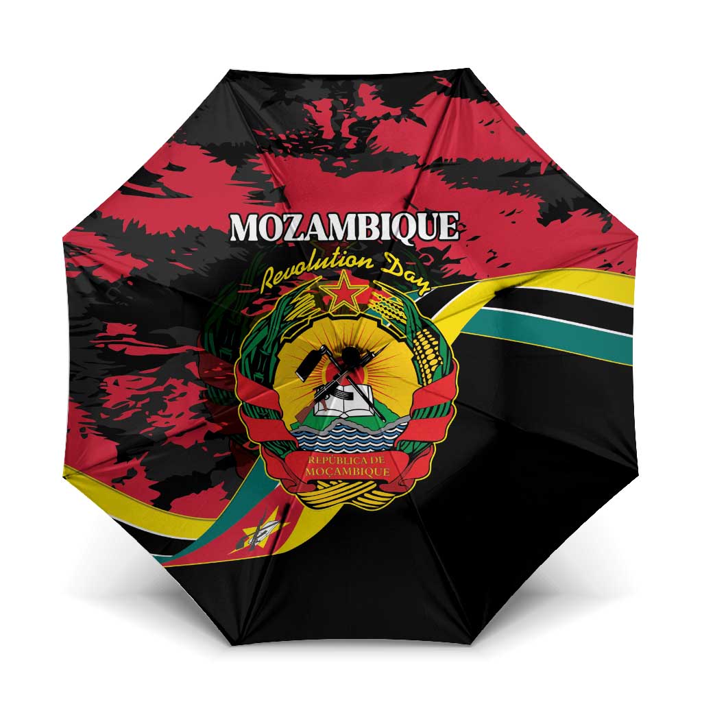 Mozambique Revolution Day Umbrella Coat Of Arms FRELIMO - Wonder Print Shop
