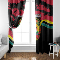 Mozambique Revolution Day Window Curtain Coat Of Arms FRELIMO - Wonder Print Shop