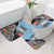 Botswana Independence Day Bathroom Set Coat Of Arms Devils Claw - Wonder Print Shop