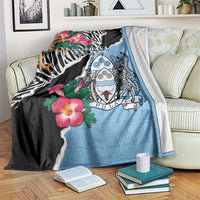 Botswana Independence Day Blanket Coat Of Arms Devils Claw - Wonder Print Shop