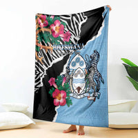 Botswana Independence Day Blanket Coat Of Arms Devils Claw - Wonder Print Shop