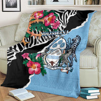 Botswana Independence Day Blanket Coat Of Arms Devils Claw - Wonder Print Shop