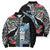 Personalized Botswana Independence Day Bomber Puffer Jacket Coat Of Arms Devils Claw - Wonder Print Shop