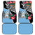 Botswana Independence Day Car Mats Coat Of Arms Devils Claw - Wonder Print Shop