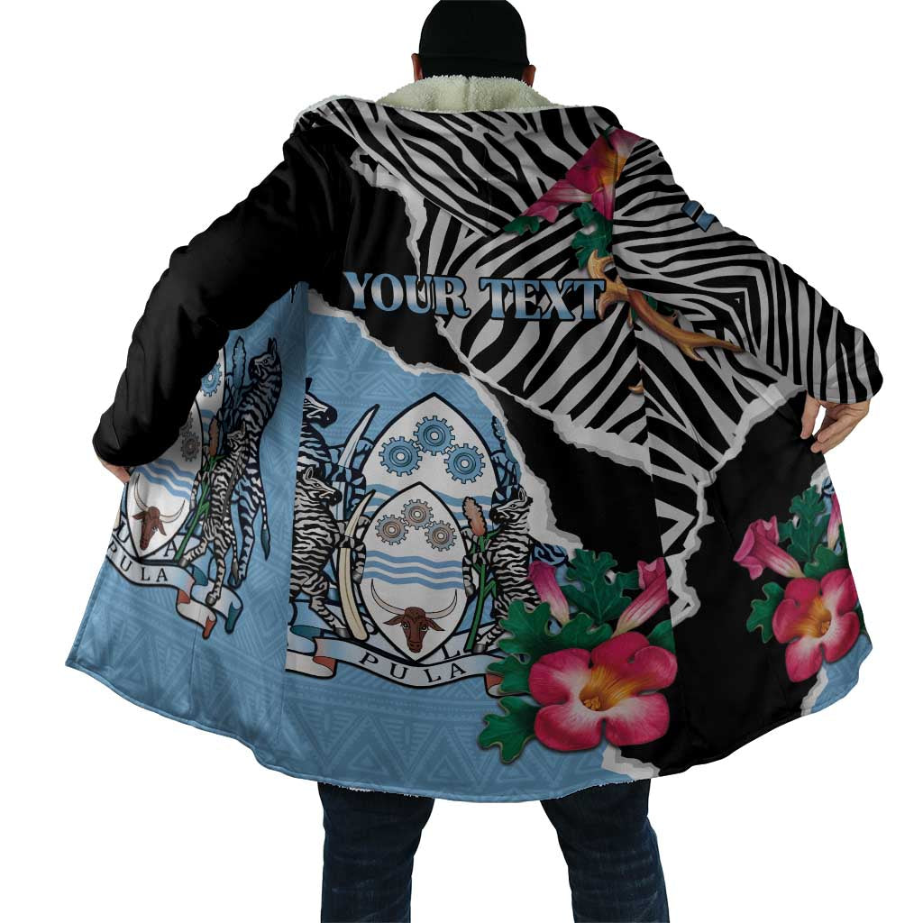 Personalized Botswana Independence Day Cloak Coat Of Arms Devils Claw - Wonder Print Shop