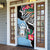 Personalized Botswana Independence Day Door Cover Coat Of Arms Devils Claw - Wonder Print Shop