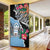 Personalized Botswana Independence Day Door Cover Coat Of Arms Devils Claw - Wonder Print Shop