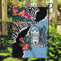 Botswana Independence Day Garden Flag Coat Of Arms Devils Claw - Wonder Print Shop
