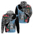 Personalized Botswana Independence Day Hoodie Coat Of Arms Devils Claw - Wonder Print Shop