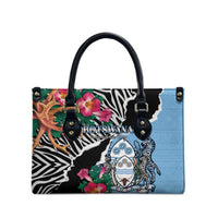 Botswana Independence Day Leather Bag Coat Of Arms Devils Claw - Wonder Print Shop