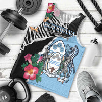 Personalized Botswana Independence Day Men Tank Top Coat Of Arms Devils Claw - Wonder Print Shop