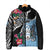 Personalized Botswana Independence Day Padded Jacket Coat Of Arms Devils Claw - Wonder Print Shop