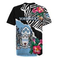 Personalized Botswana Independence Day Rugby Jersey Coat Of Arms Devils Claw - Wonder Print Shop