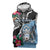 Personalized Botswana Independence Day Sleeveless Hoodie Coat Of Arms Devils Claw - Wonder Print Shop