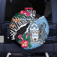 Botswana Independence Day Spare Tire Cover Coat Of Arms Devils Claw - Wonder Print Shop