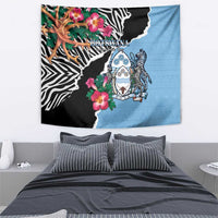 Botswana Independence Day Tapestry Coat Of Arms Devils Claw - Wonder Print Shop
